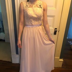 Dress hand made XS junior? Large bust tiny waist